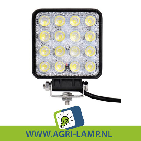 golf China Afstoting 48 Watt LED Werklamp 12V 24V - Agri-lamp.nl